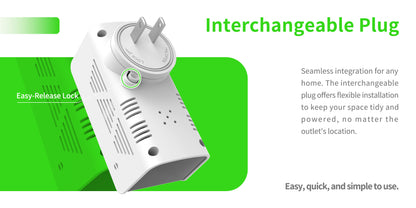 253 D Plug in All-in-One CO, Gas & Smoke Detector with battery backup Portable Real-Time Monitoring & Smart Socket alarm suitable for home & RVs and hotels