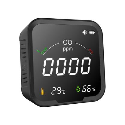Protmex Portable 3 in 1 Multi-Function Carbon Dioxide Detector, Air Quality Monitor Real Time Monitoring Sensor/Temperature/Humidity/CO Alarm Monitor for Indoor Outdoor Travel Camping Car
